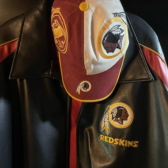 Redskins hat and leather jacket - Picture 2 of 9